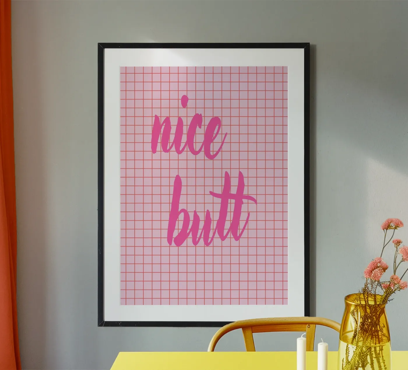 Nice butt poster by Poster Print Studio