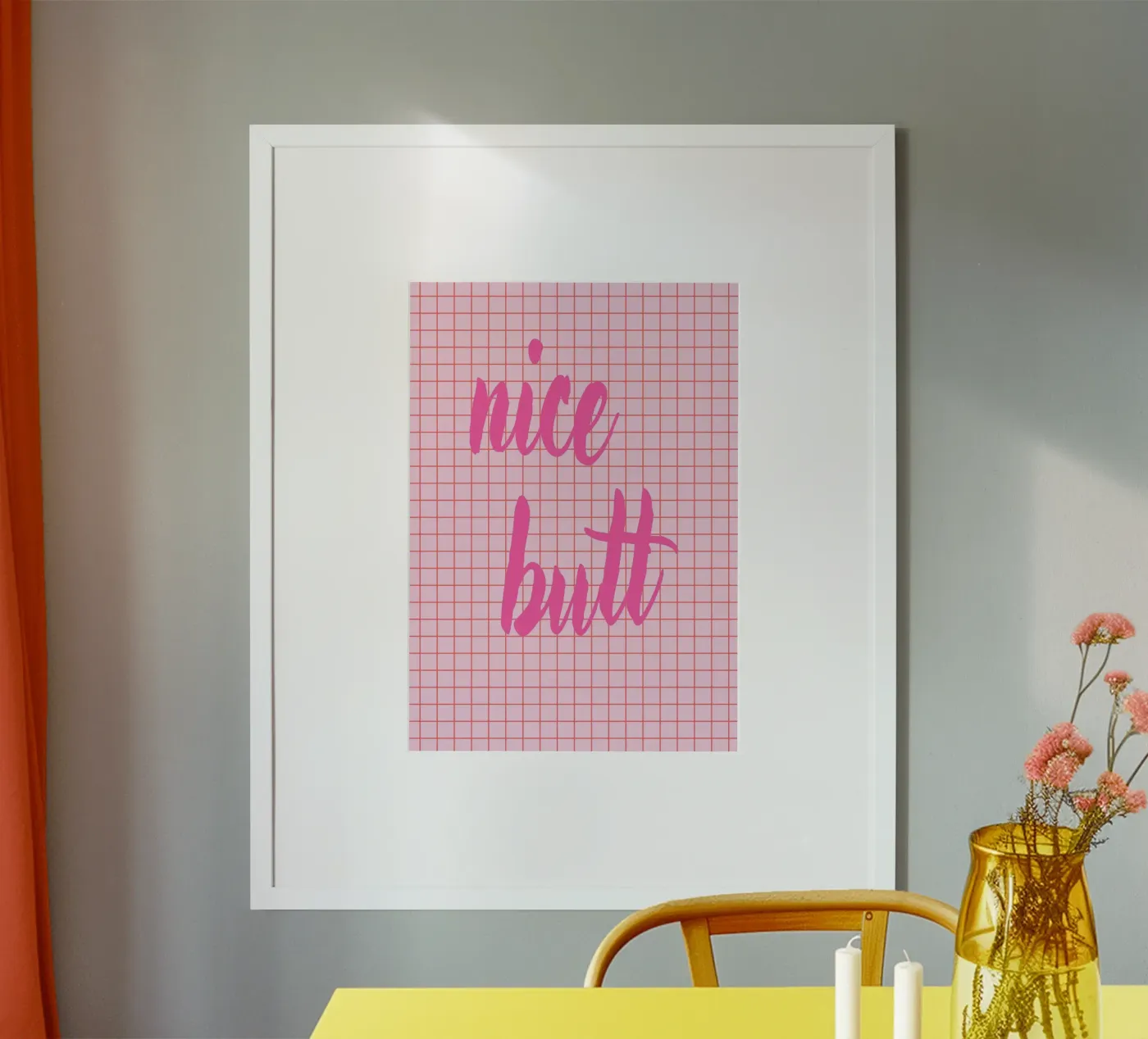 Nice butt poster by Poster Print Studio