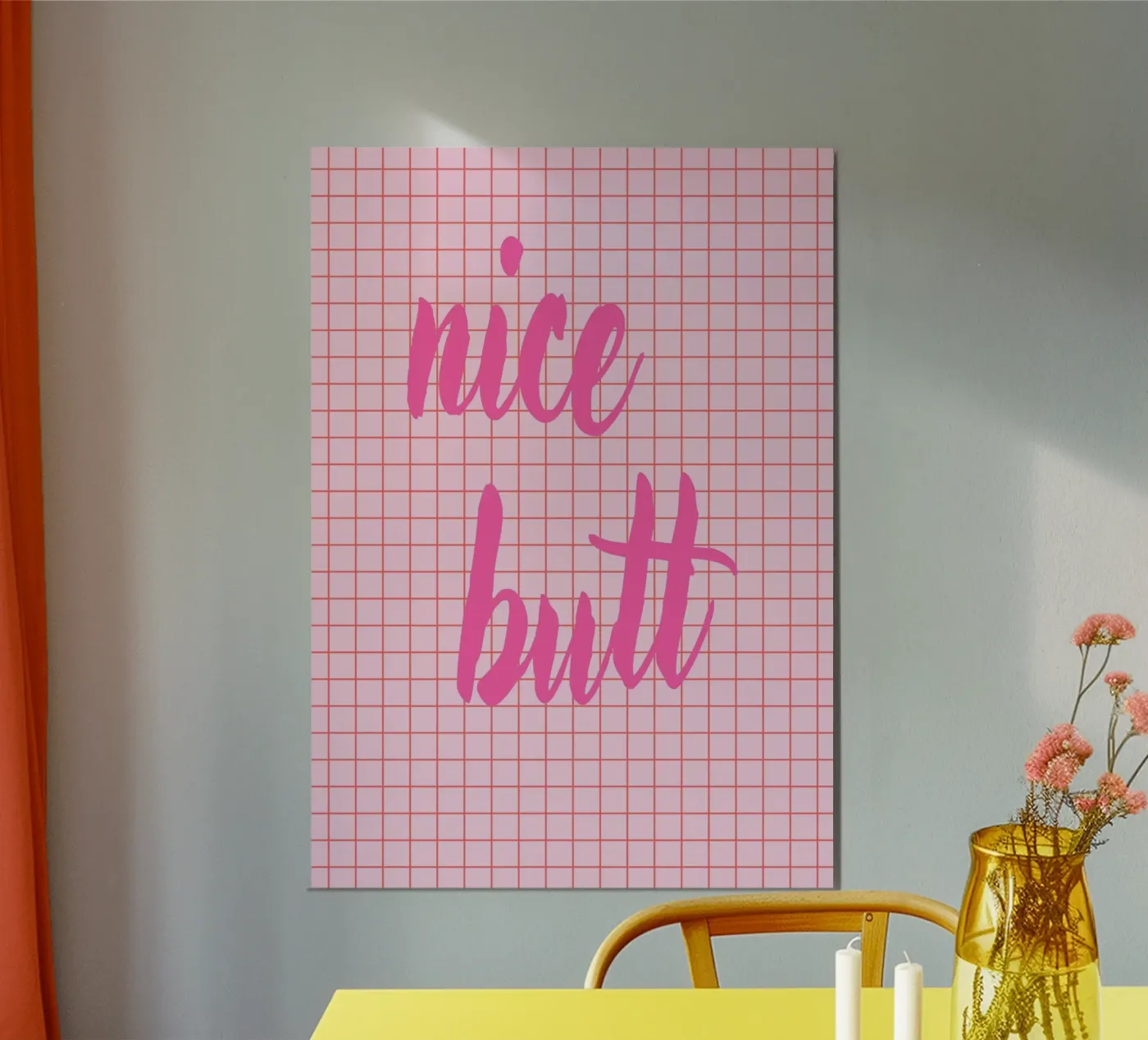 Nice butt poster by Poster Print Studio