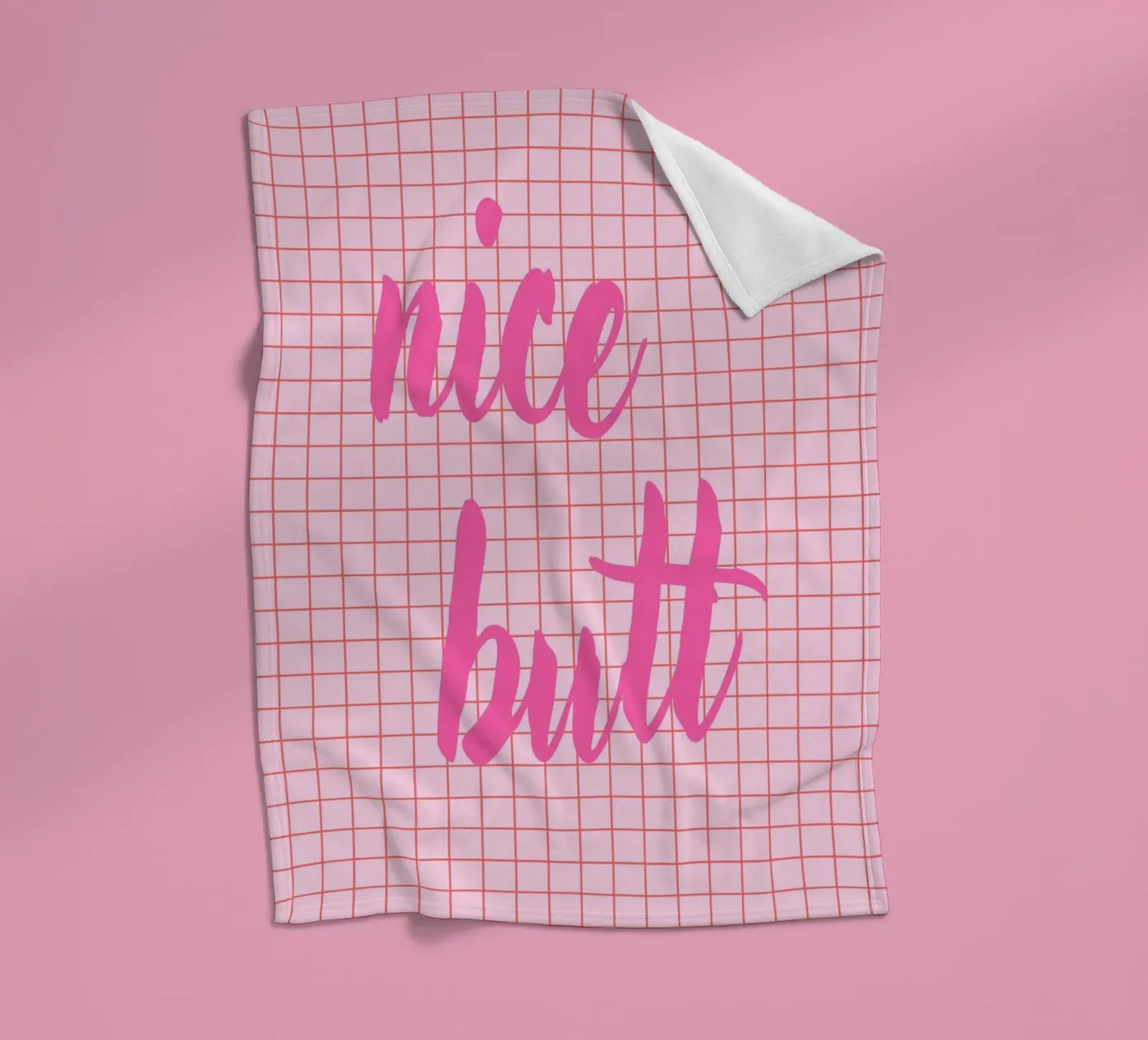 Nice butt Fleecedecke von Poster Print Studio