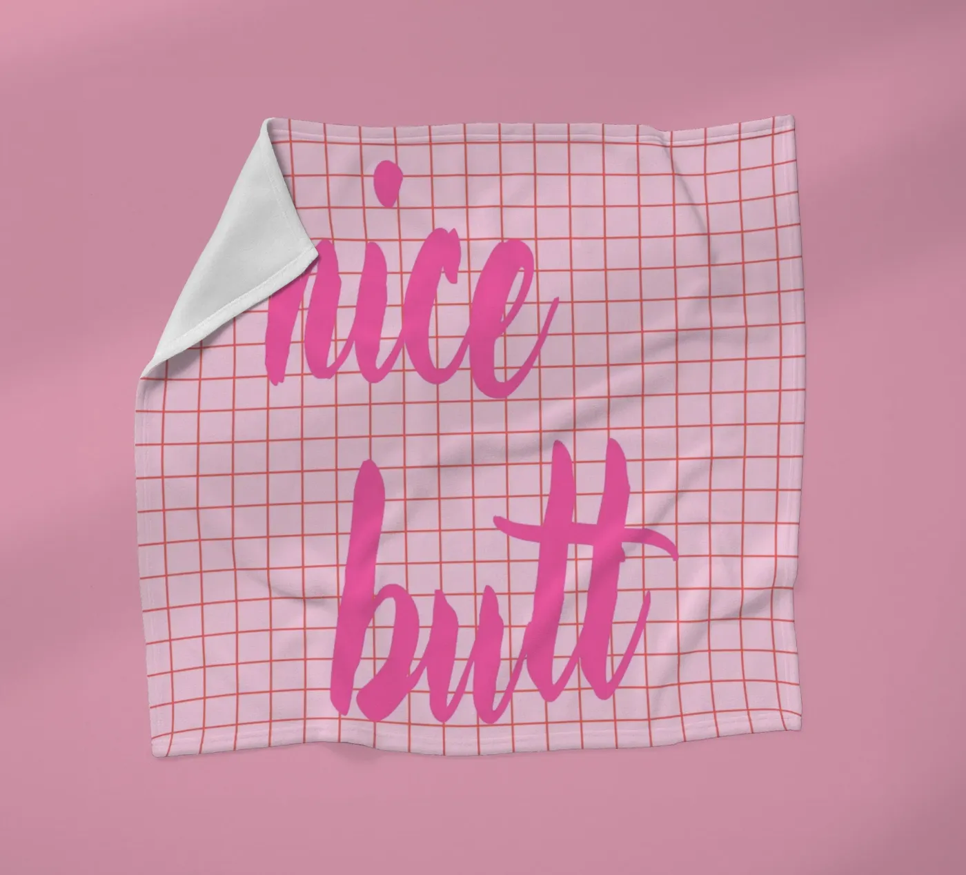 Nice butt Fleecedecke von Poster Print Studio