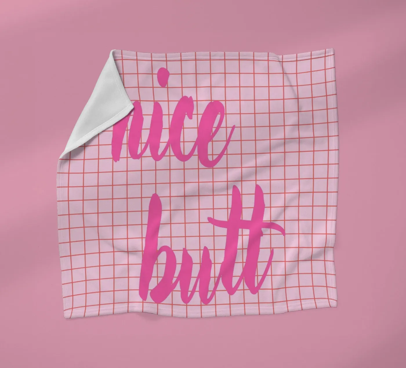 Nice butt fleece blanket by Poster Print Studio