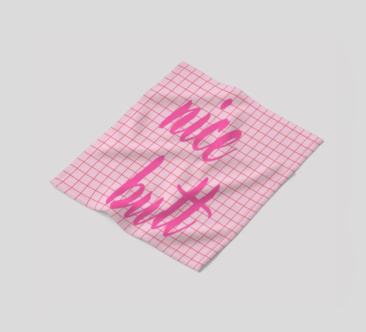 Nice butt Fleecedecke von Poster Print Studio