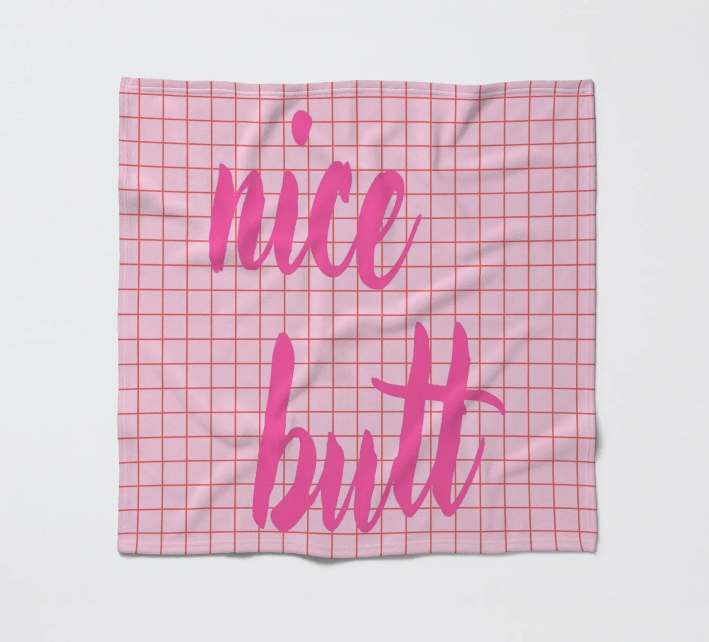 Nice butt Fleecedecke von Poster Print Studio