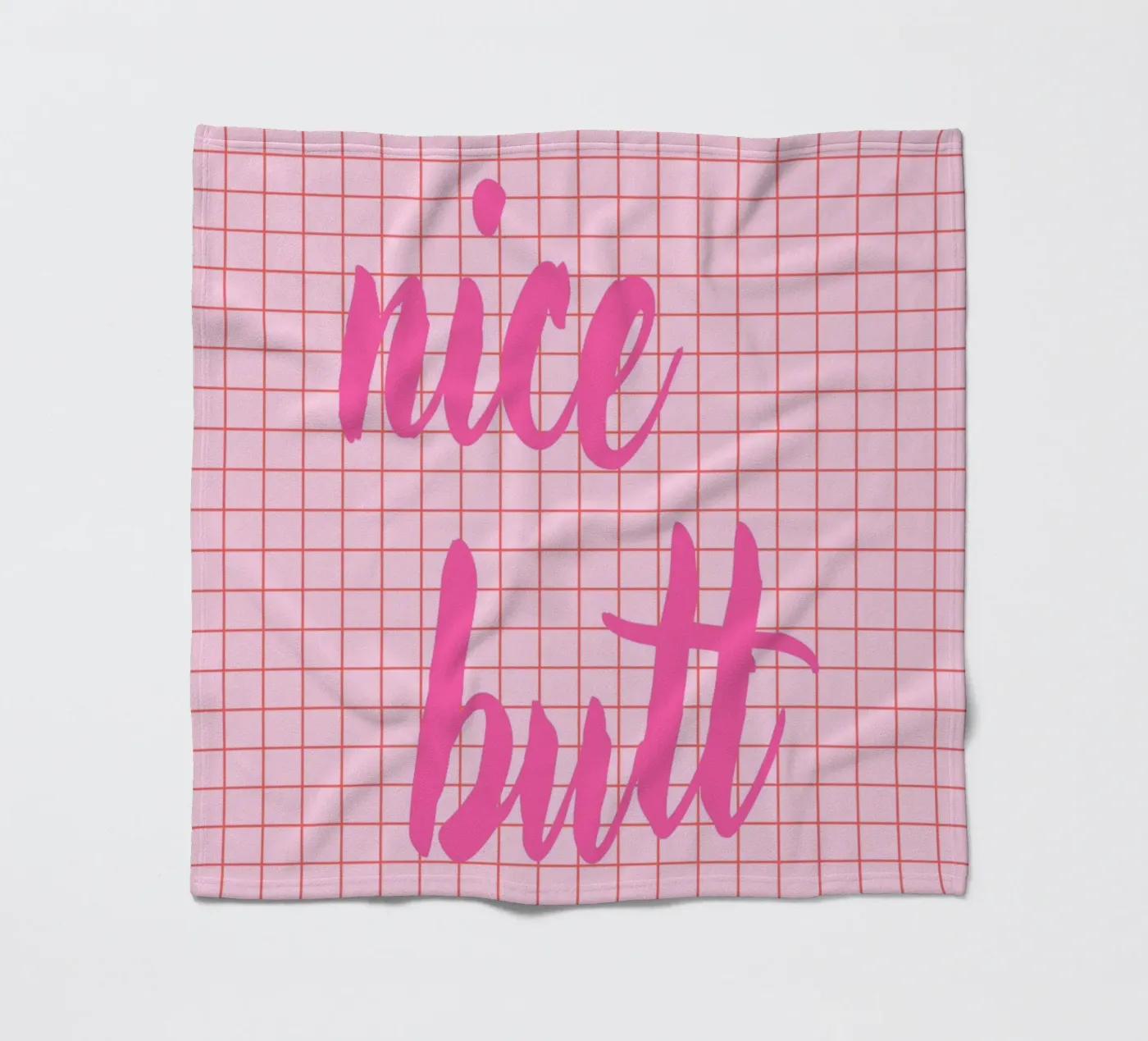 Nice butt fleece blanket by Poster Print Studio