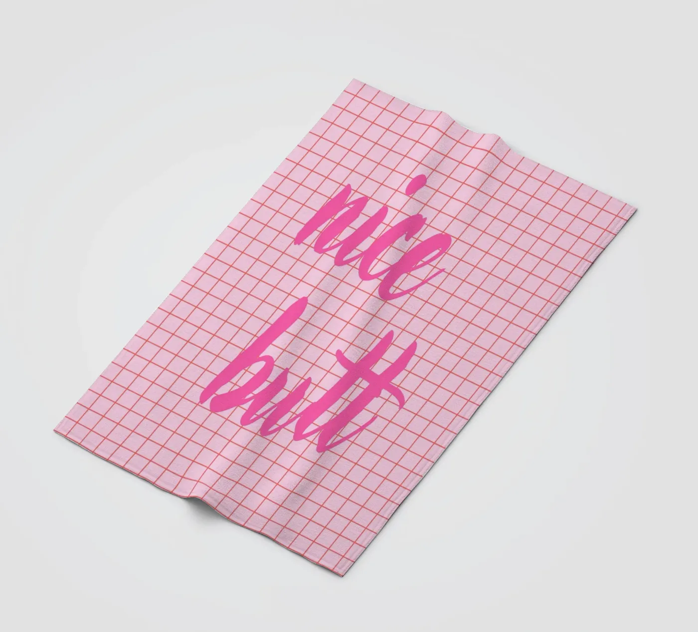 Nice butt Fleecedecke von Poster Print Studio