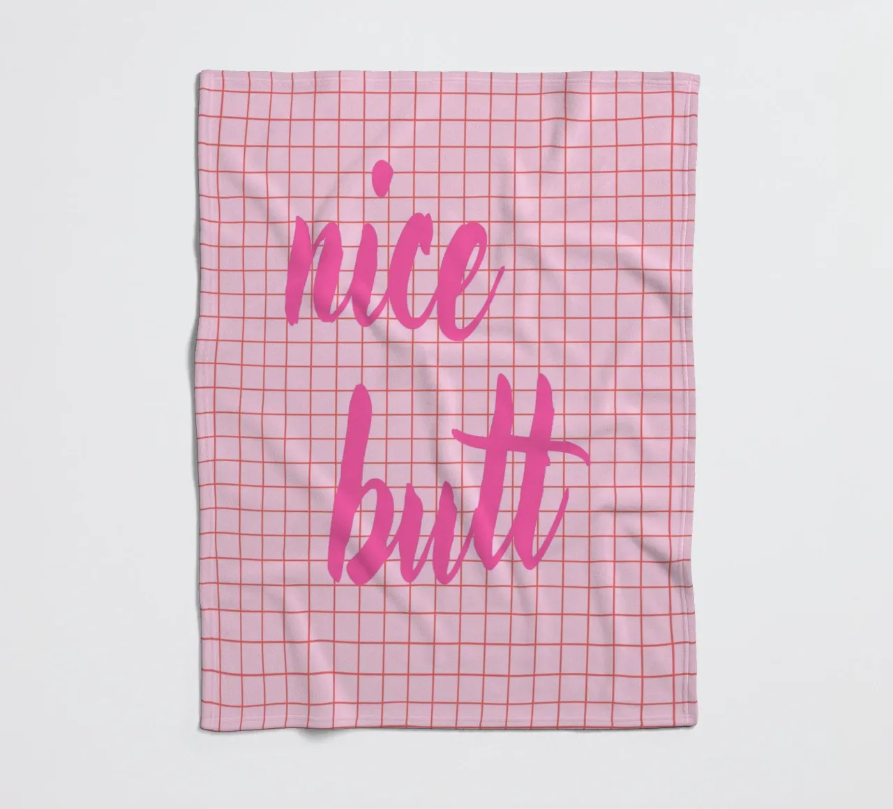 Nice butt Fleecedecke von Poster Print Studio