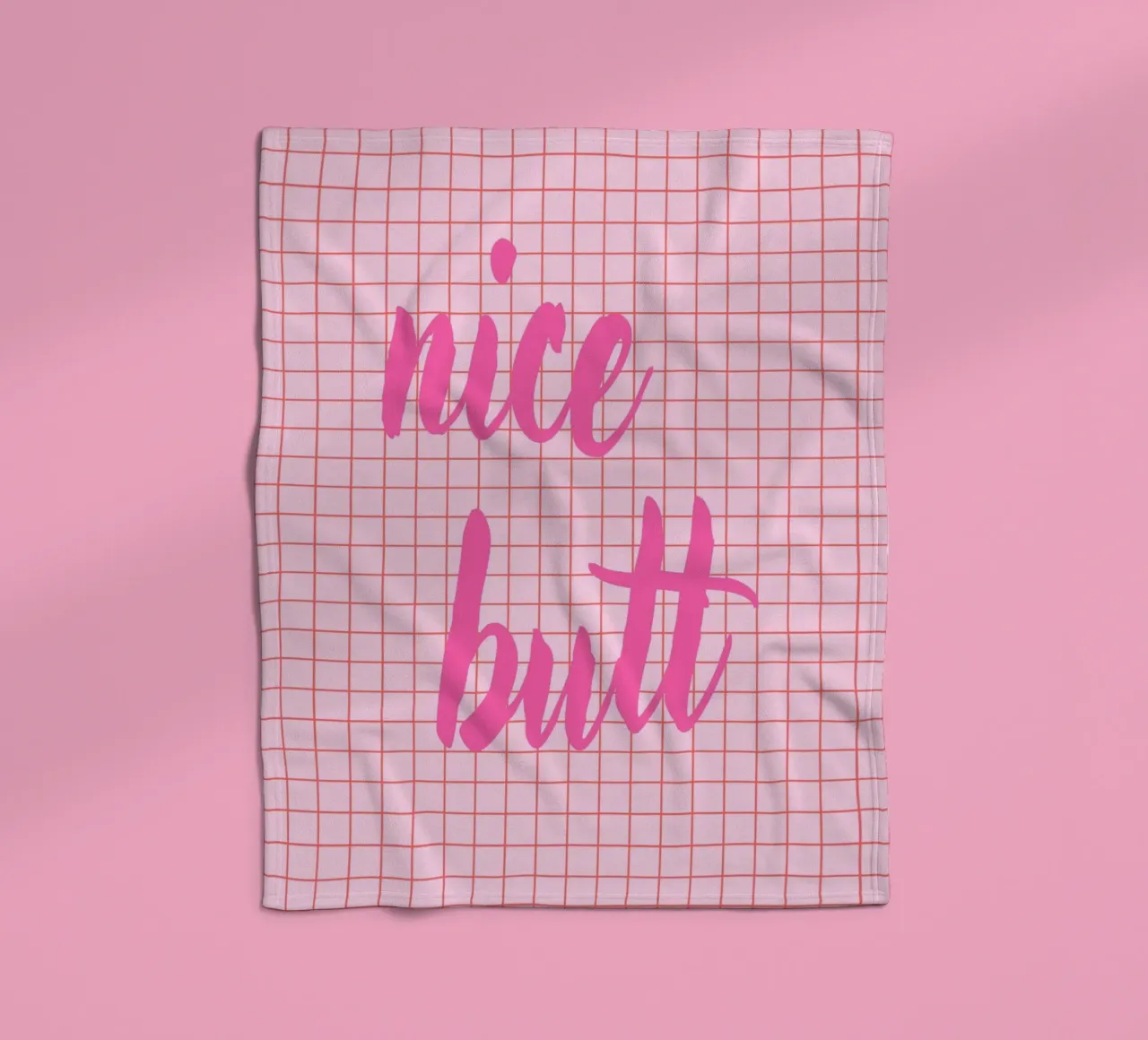 Nice butt Fleecedecke von Poster Print Studio