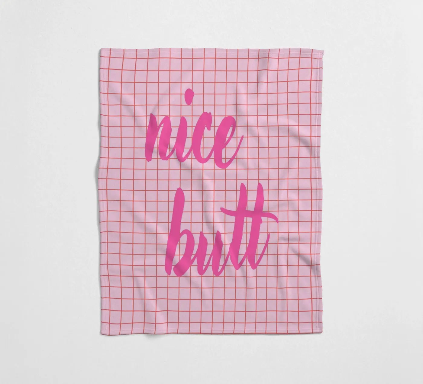 Nice butt fleece blanket by Poster Print Studio