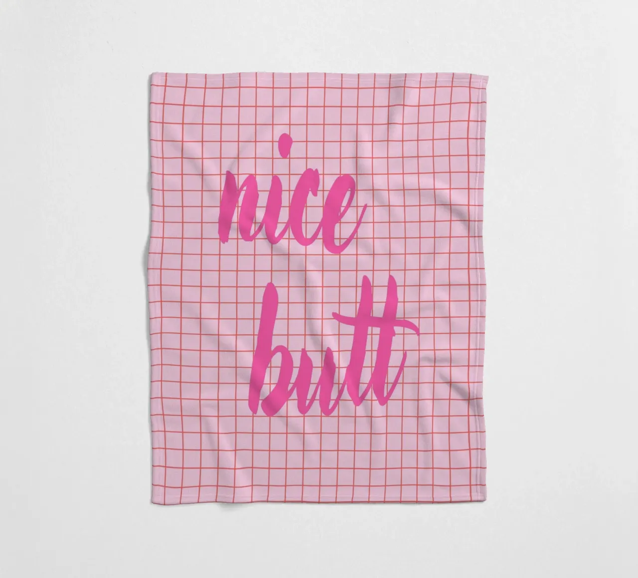 Nice butt Fleecedecke von Poster Print Studio