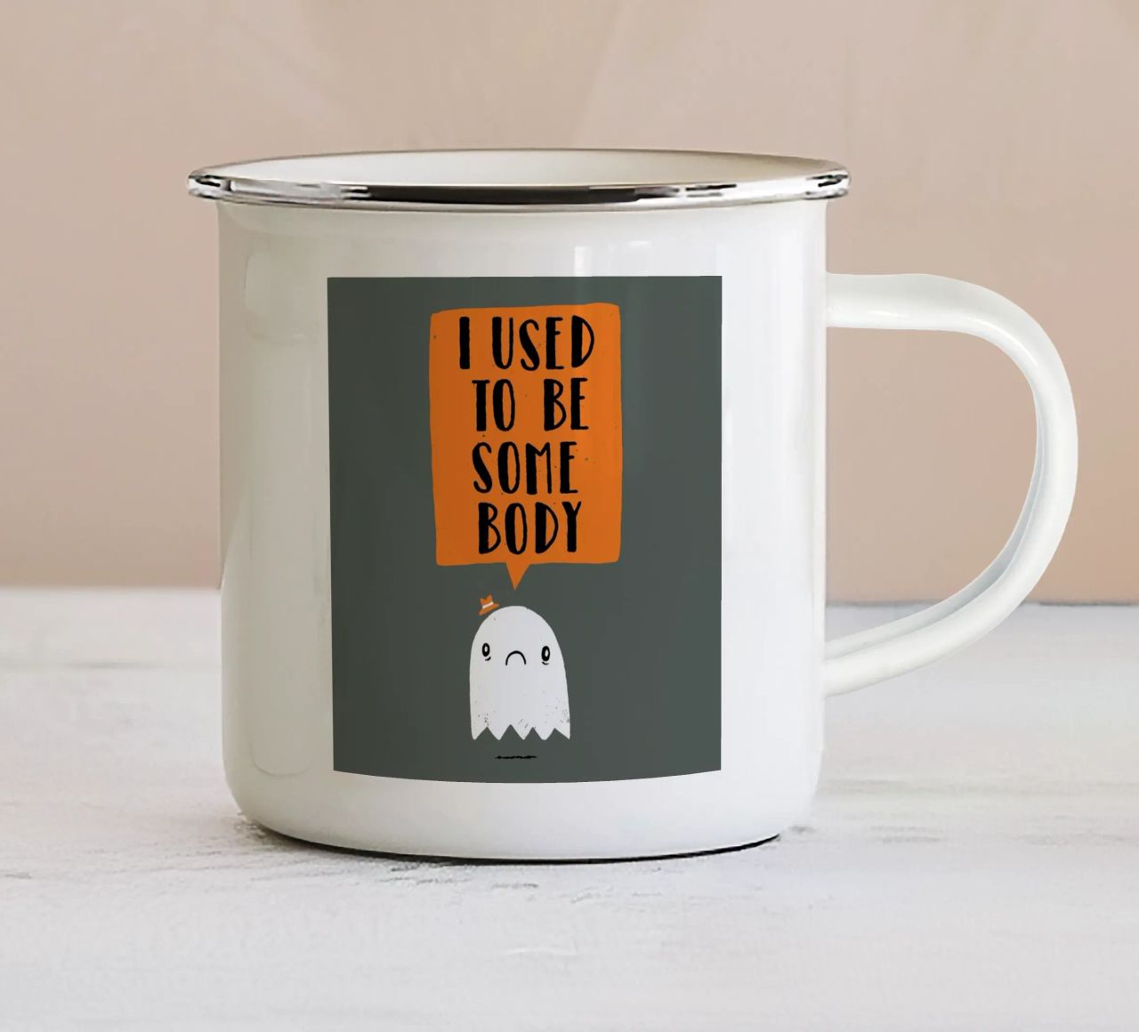 I Used to Be Some Body tazza in smalto da DinoMike