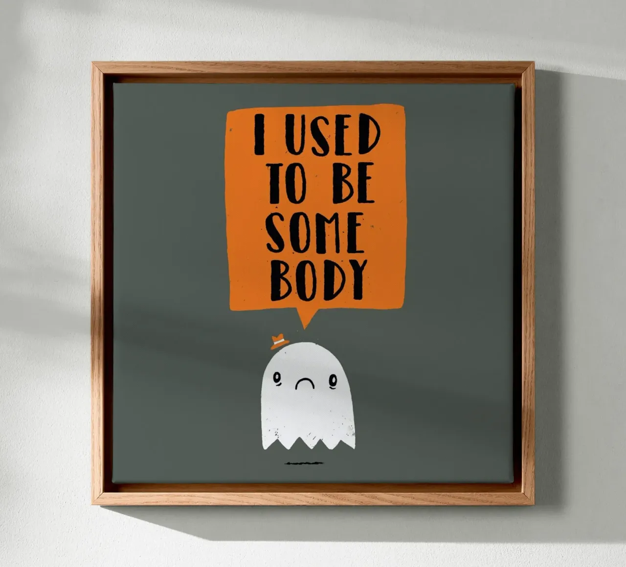 I Used to Be Some Body tela con Cornice a cassetta da DinoMike