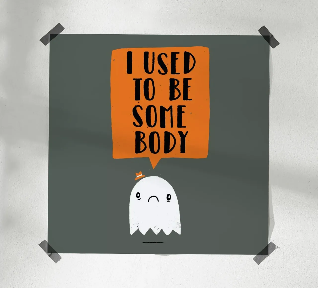 I Used to Be Some Body carta hahnemühle da DinoMike