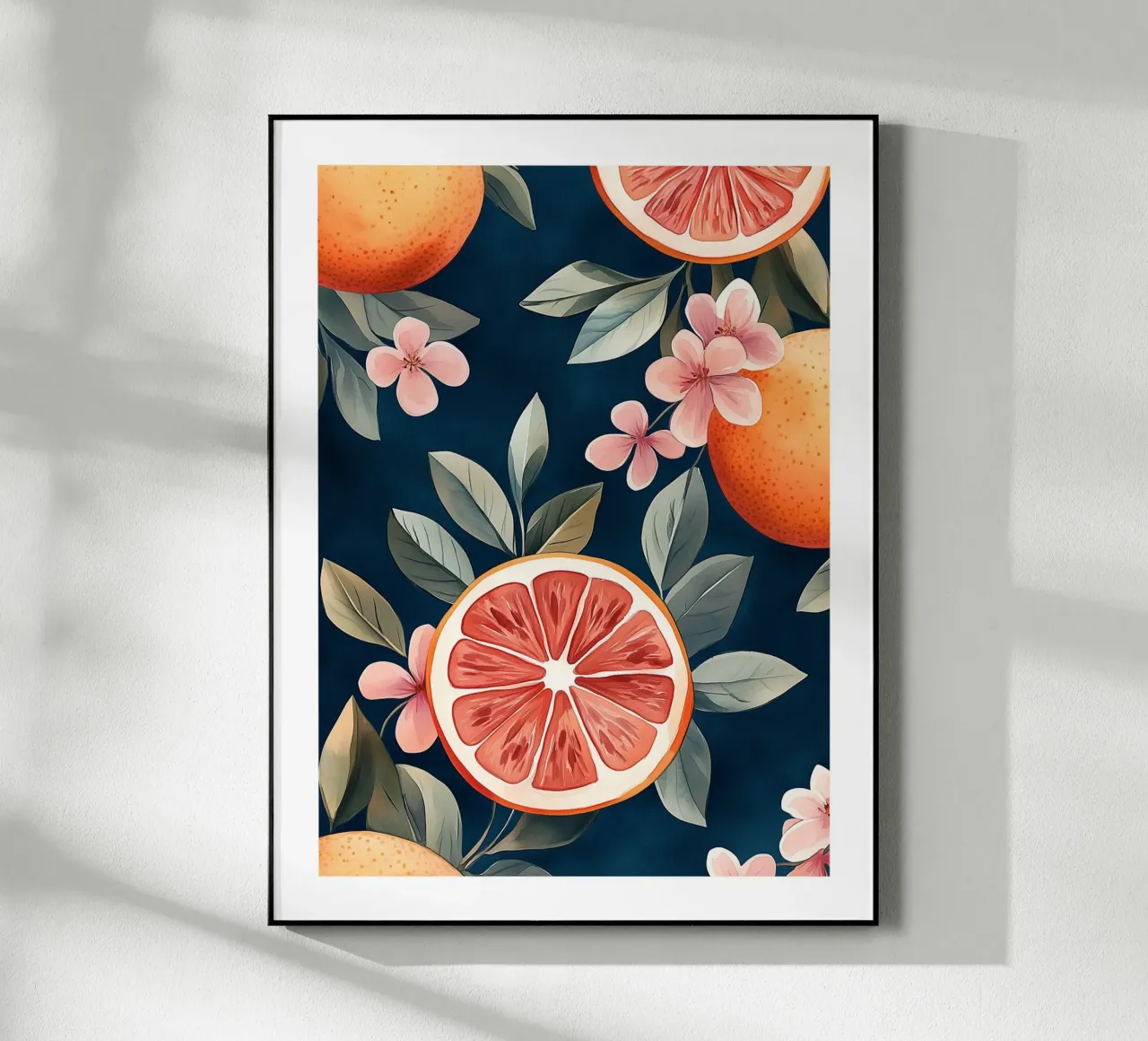 Pompelmo e fiori esotici plexiglass da Spice & Style