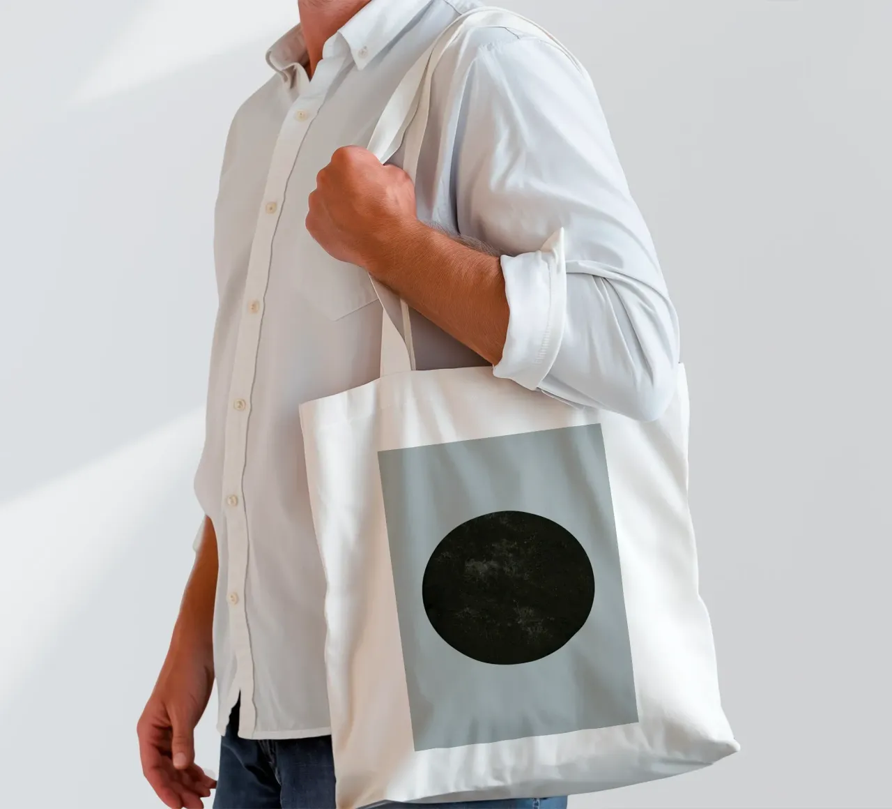 C borsa in juta da STUDIO LEEMO