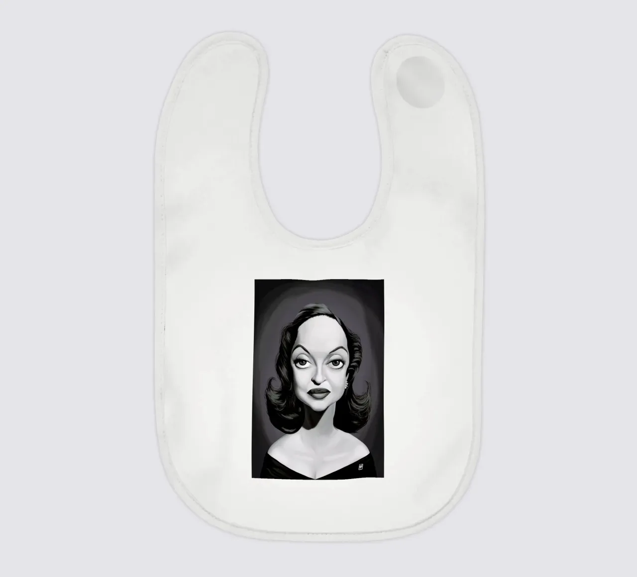 Bette Davis bavaglino da Rob Art | Illustration