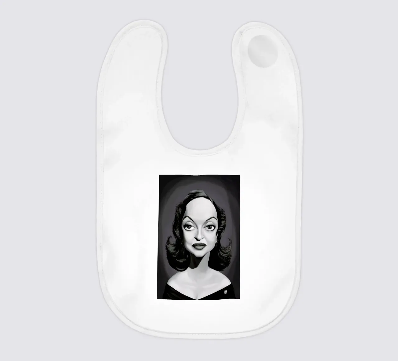 Bette Davis bavaglino da Rob Art | Illustration