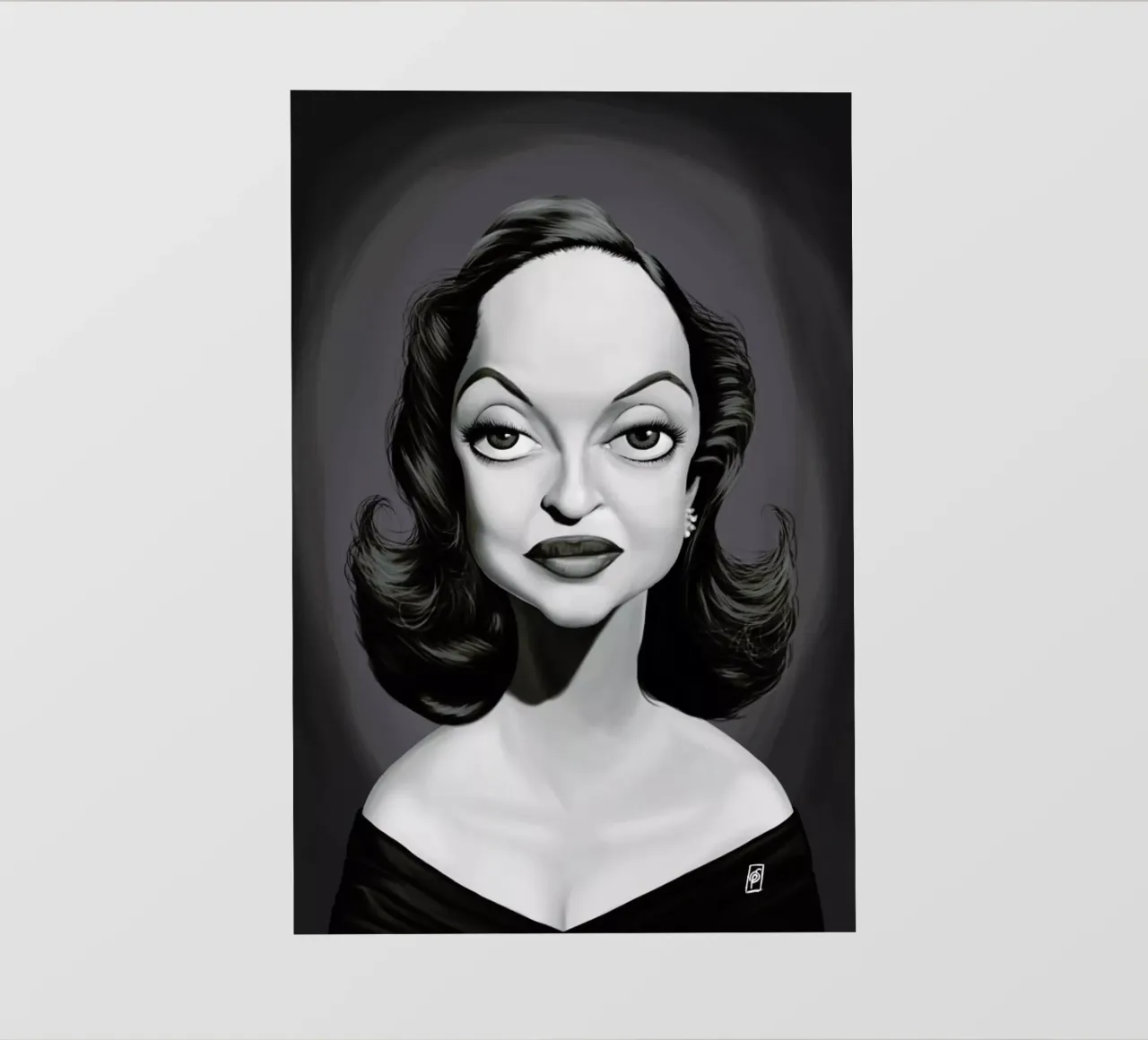Bette Davis pellicola backlit da Rob Art | Illustration