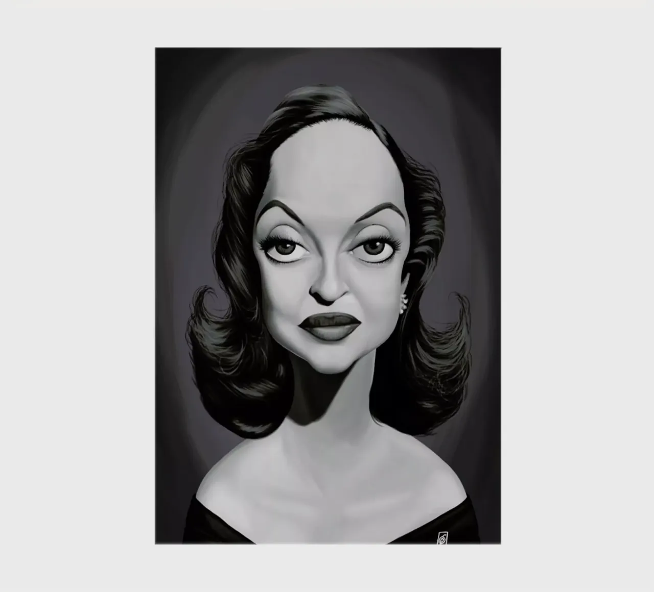 Bette Davis notebook by Rob Art | Illustration