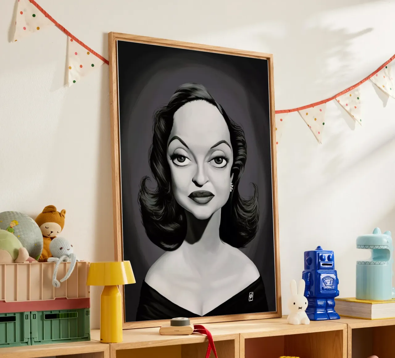 Bette Davis plexiglass da Rob Art | Illustration