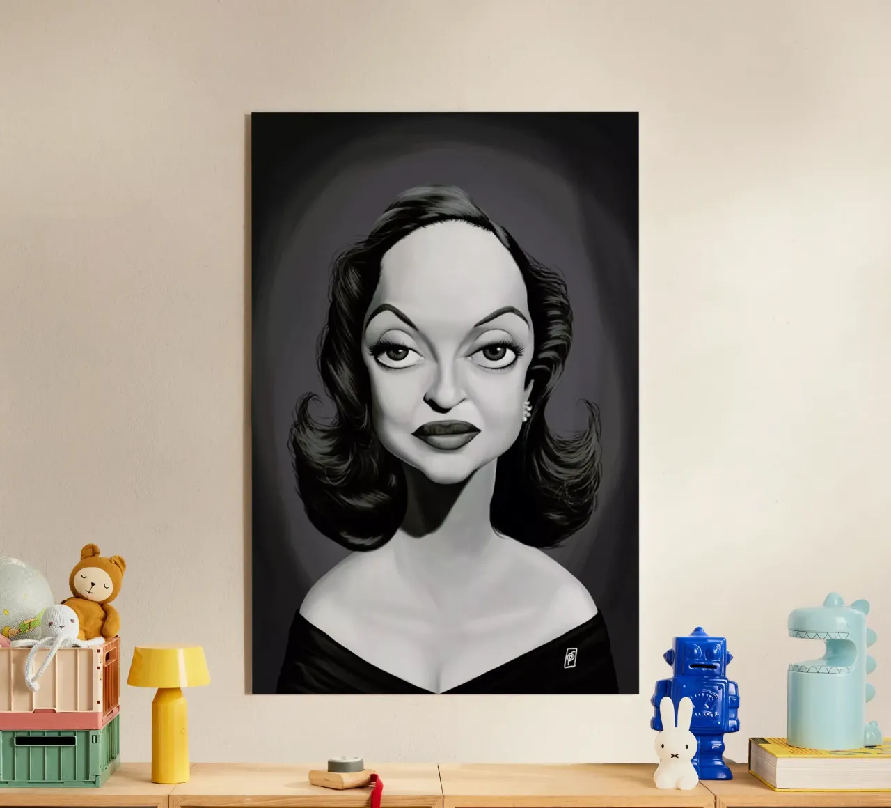 Bette Davis plexiglass da Rob Art | Illustration