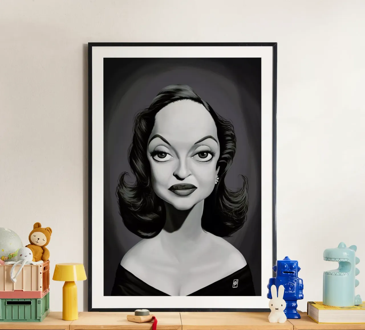Bette Davis poster da Rob Art | Illustration
