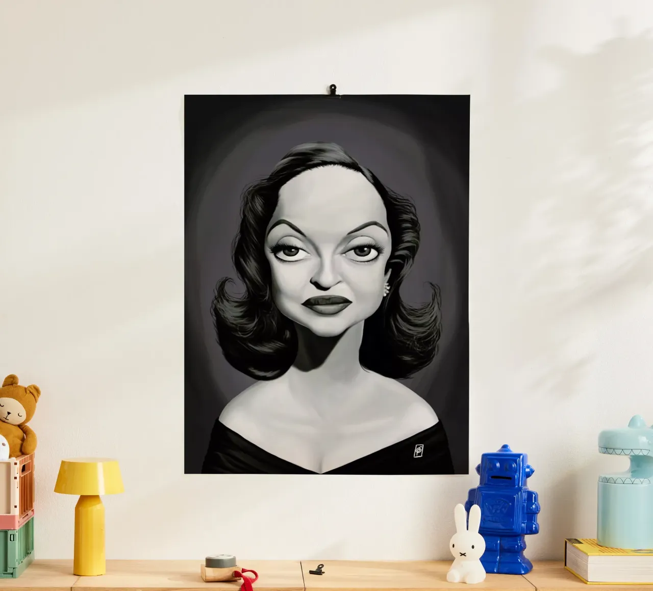 Bette Davis poster da Rob Art | Illustration
