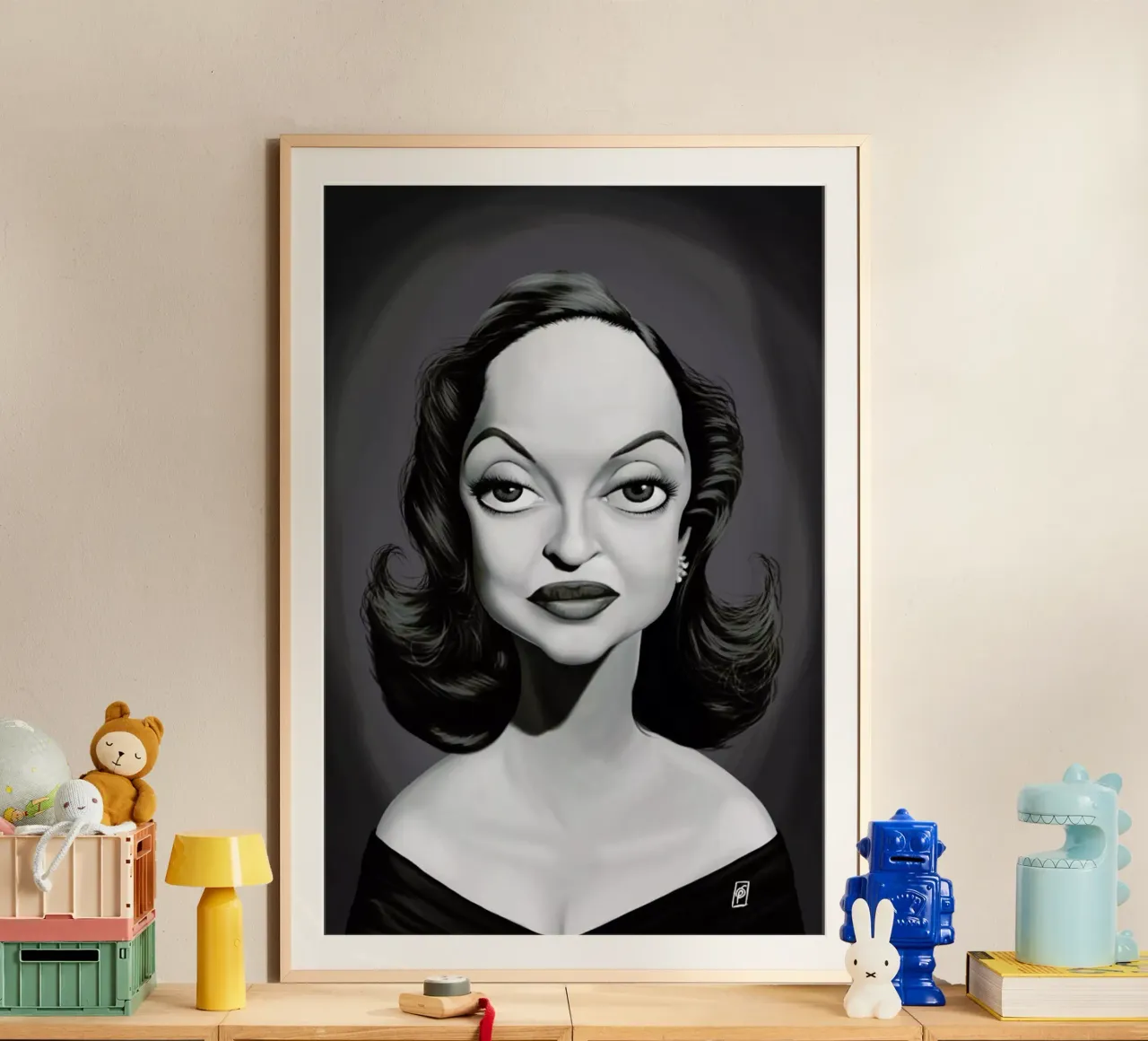 Bette Davis carta hahnemühle da Rob Art | Illustration