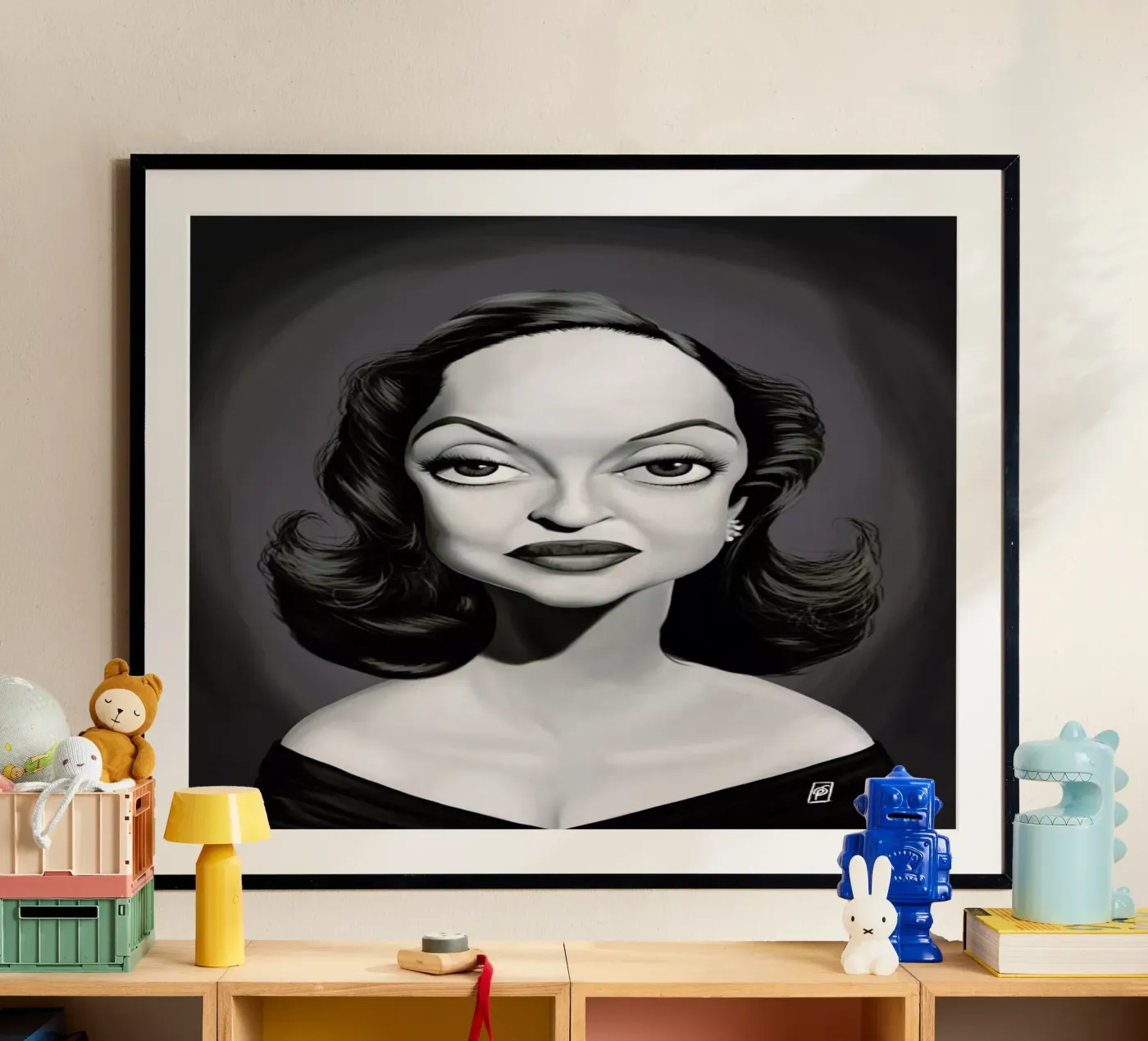 Bette Davis poster by Rob Art | Illustration