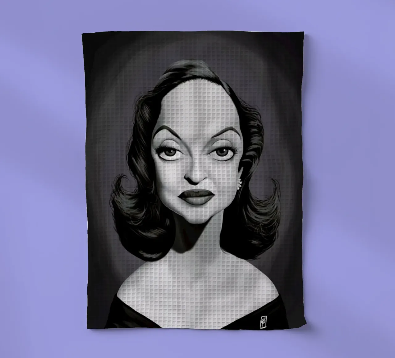 Bette Davis canovaccio da cucina da Rob Art | Illustration