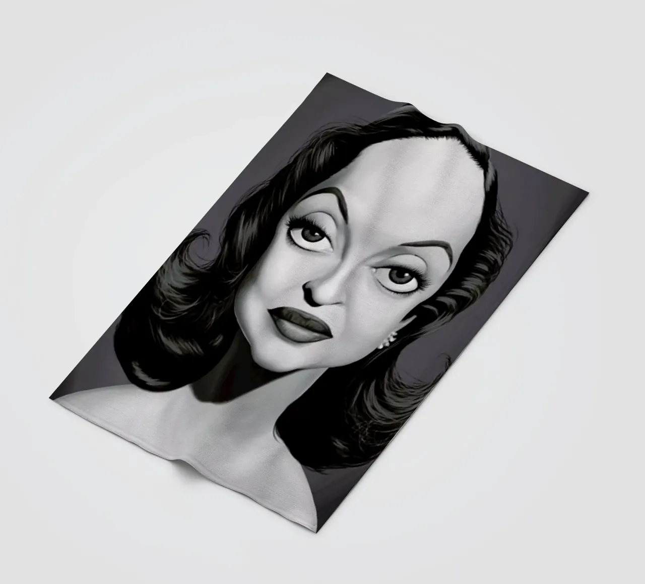 Bette Davis coperta in pile da Rob Art | Illustration
