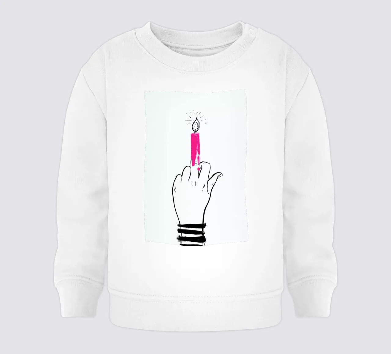 F B-Day baby sweatshirt by Doozal