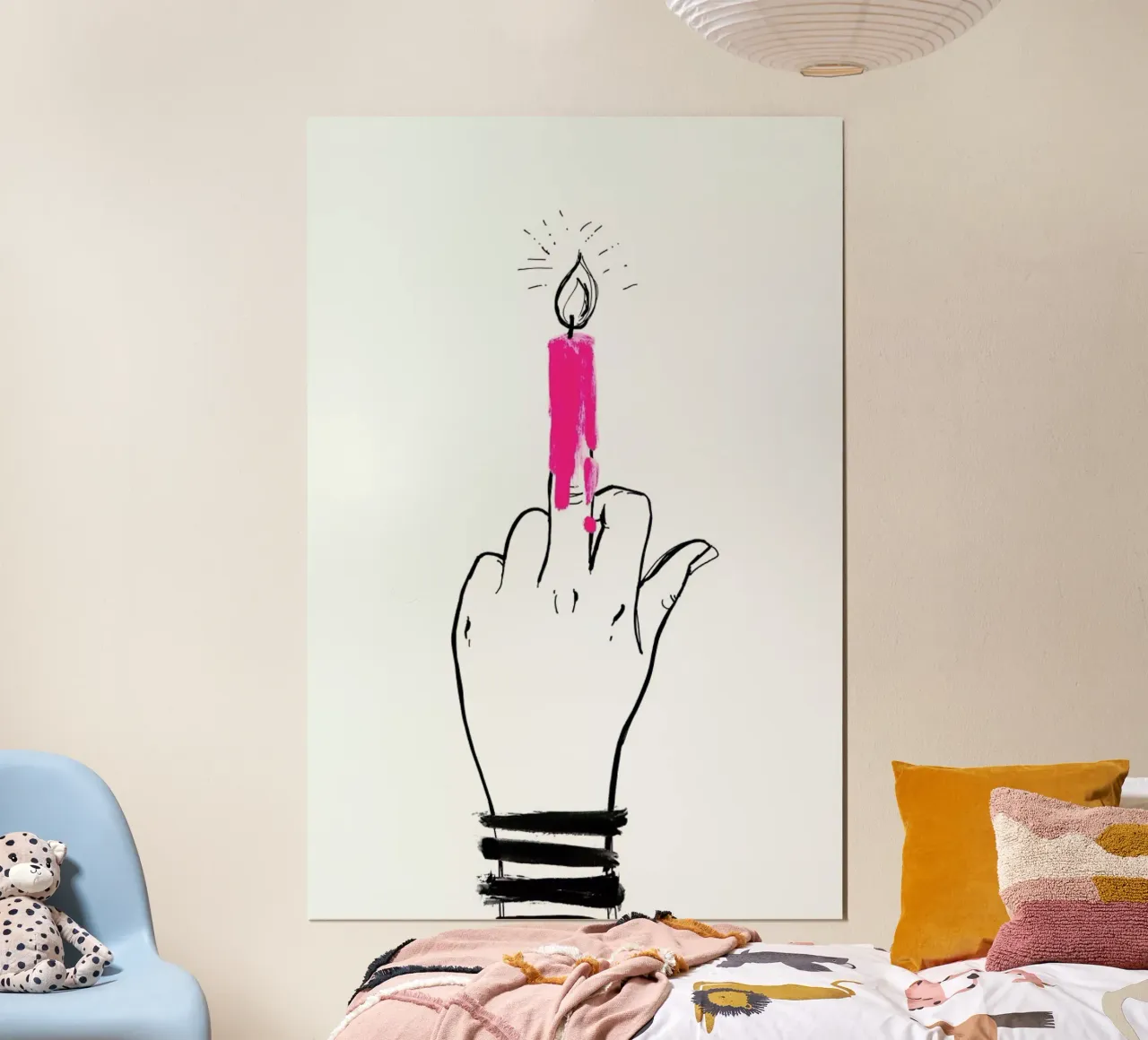 F B-Day poster da Doozal