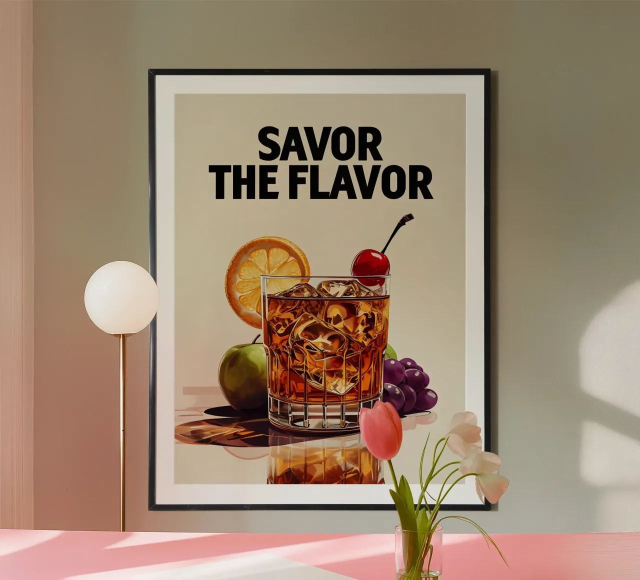 Assaporare il gusto poster da RETRO VINTAGE EDITION