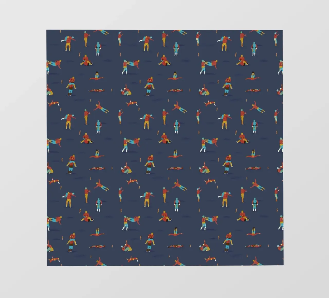 Lucha Libre fotobehang van Alex Foster