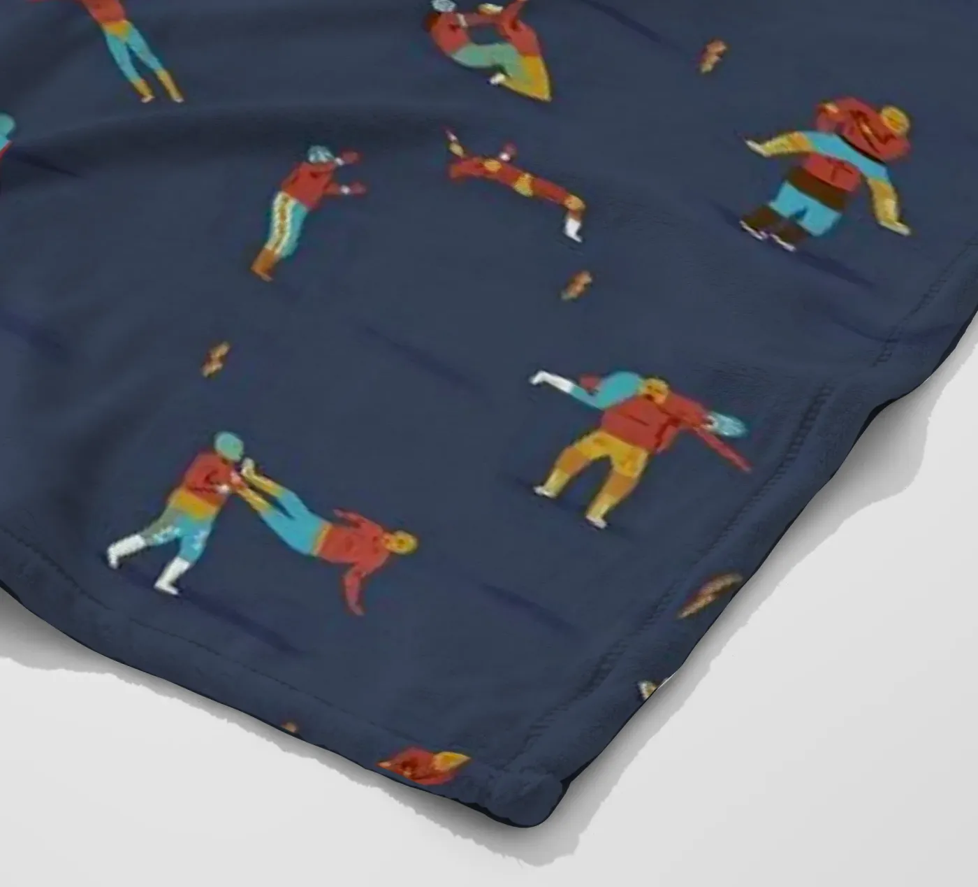 Lucha Libre fleece blanket by Alex Foster