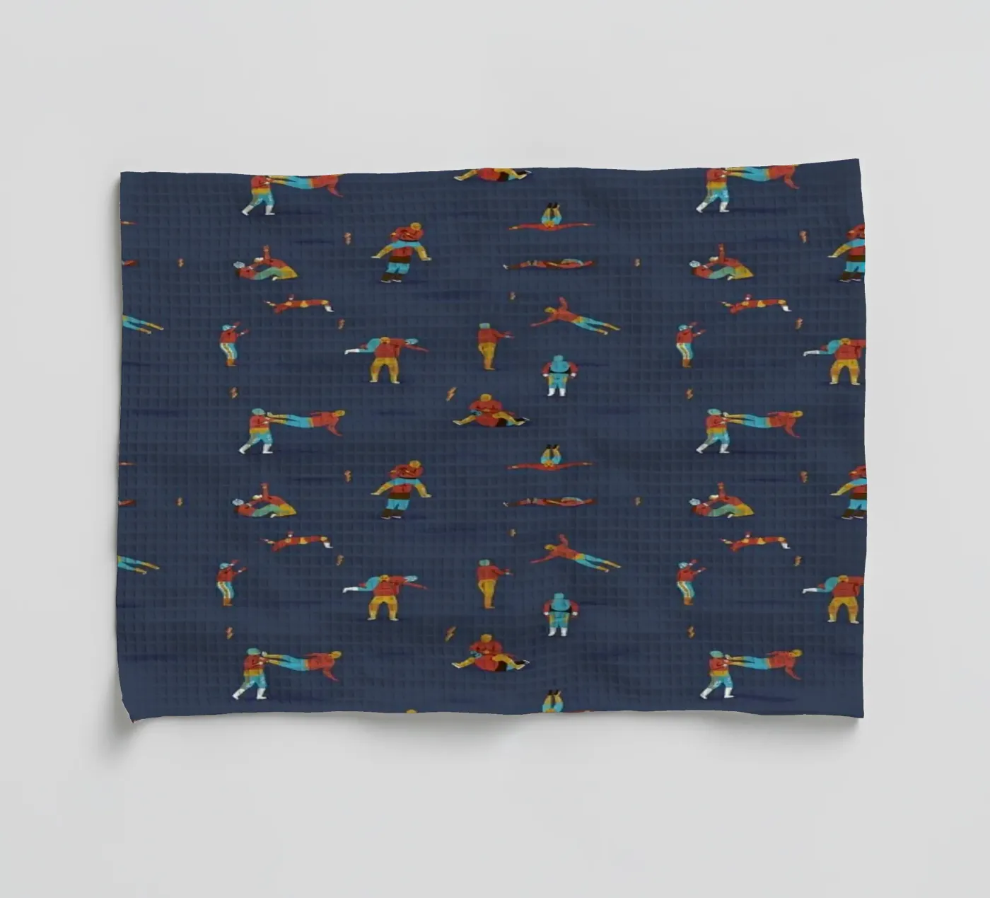 Lucha Libre Geschirrtuch von Alex Foster