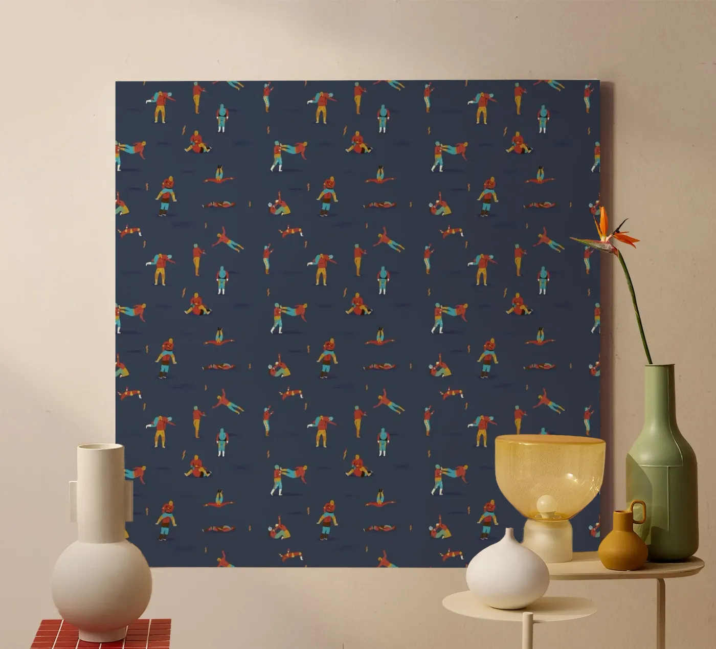 Lucha Libre canvas van Alex Foster