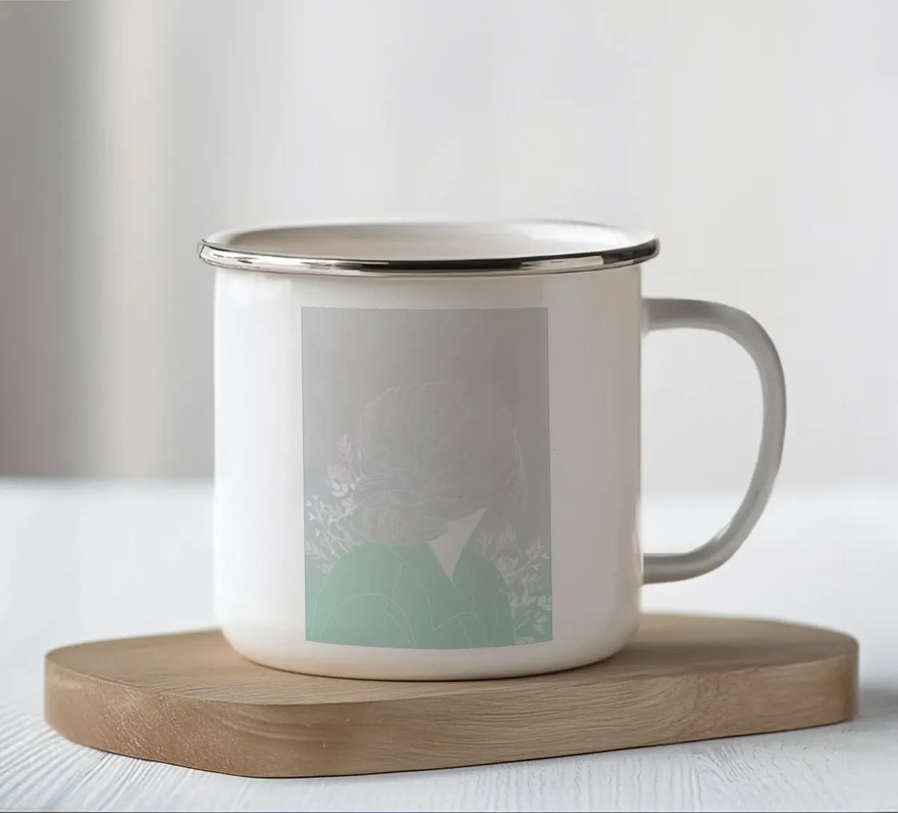 Miri tazza in smalto da KRUTH DESIGN
