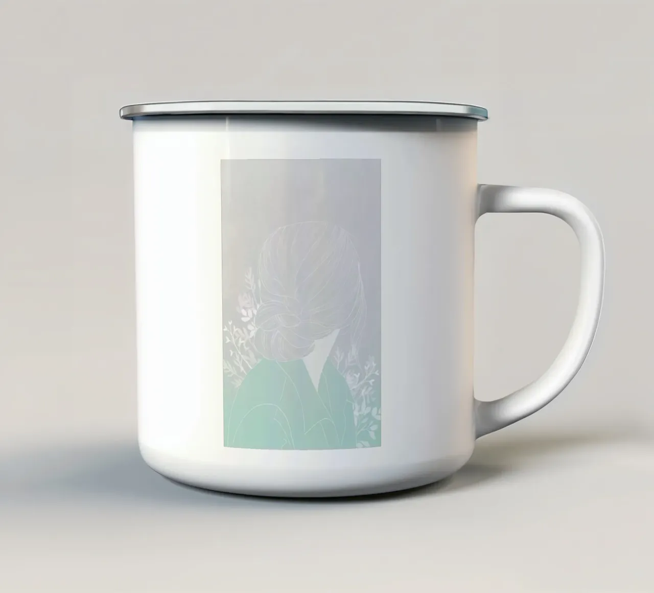 Miri tazza in smalto da KRUTH DESIGN