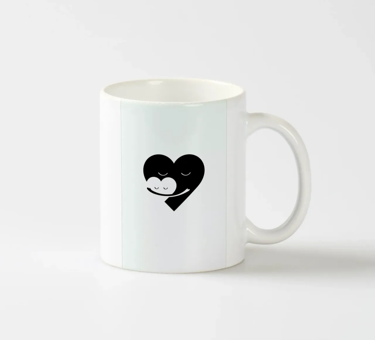 Heart Hug tazza in ceramica da Doozal