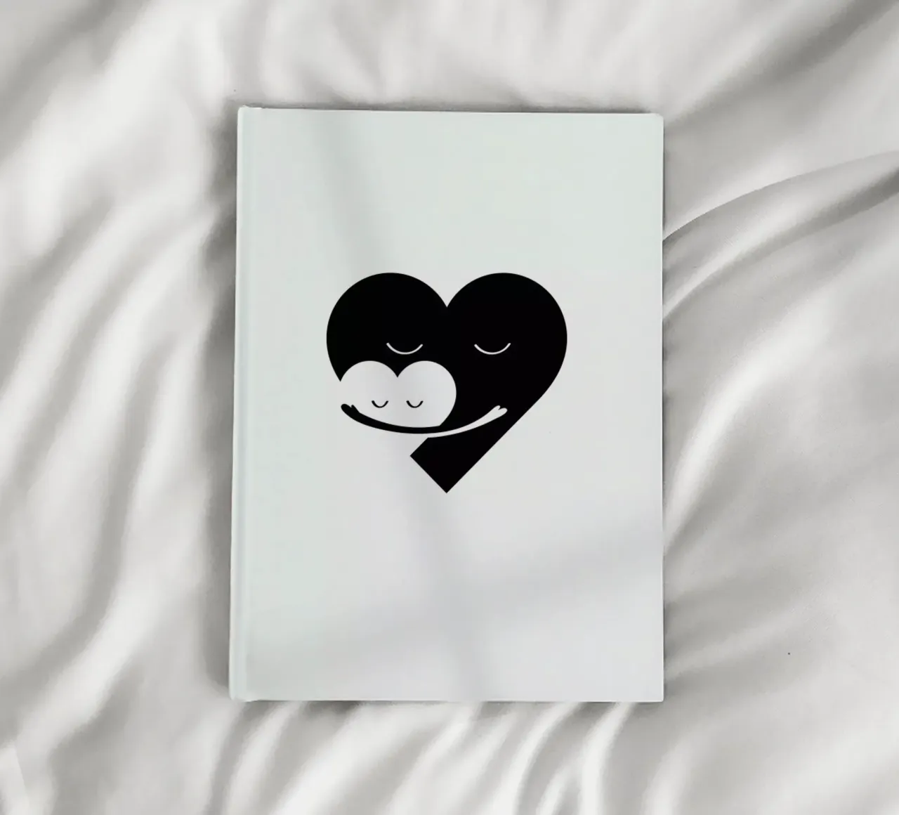 Heart Hug notebook by Doozal
