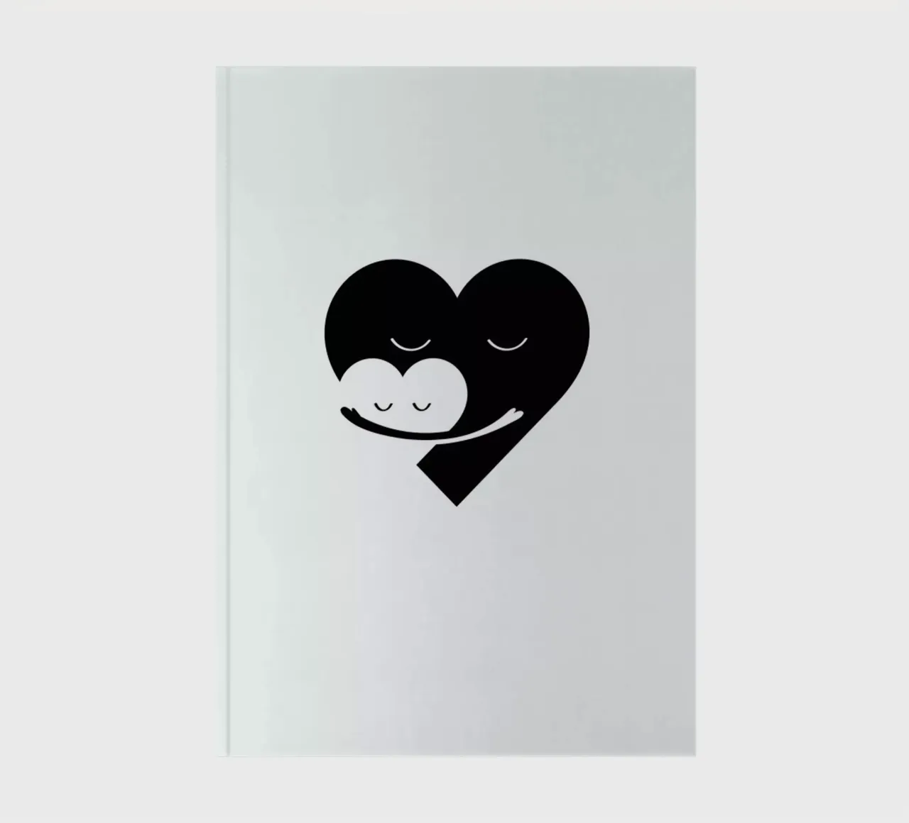 Heart Hug notebook by Doozal