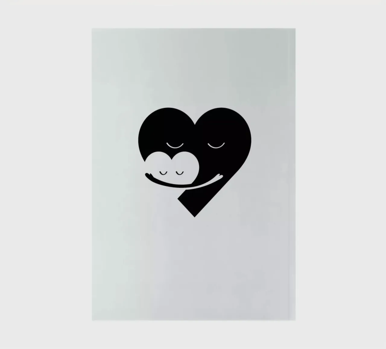 Heart Hug notebook by Doozal