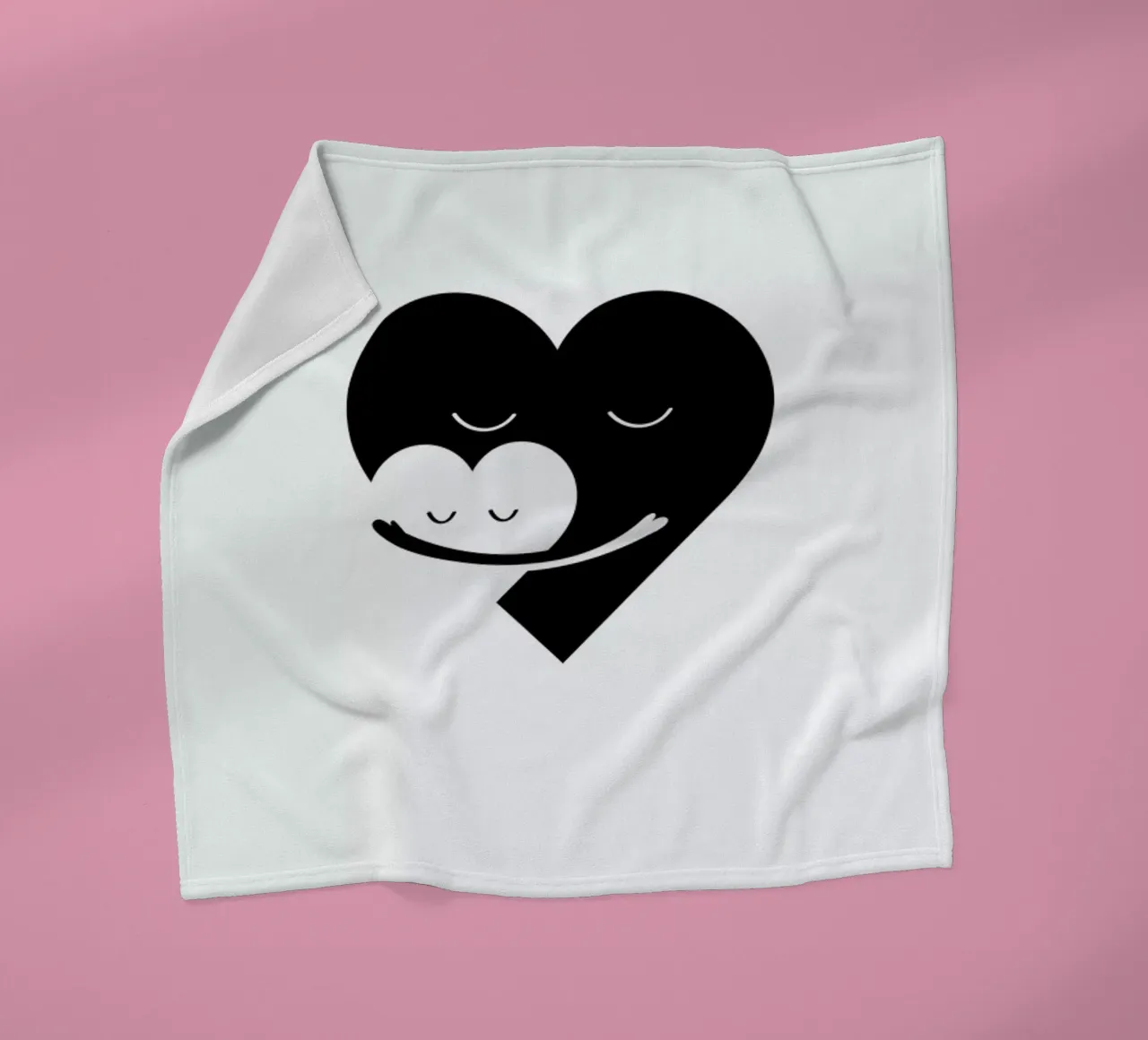 Heart Hug coperta in pile da Doozal
