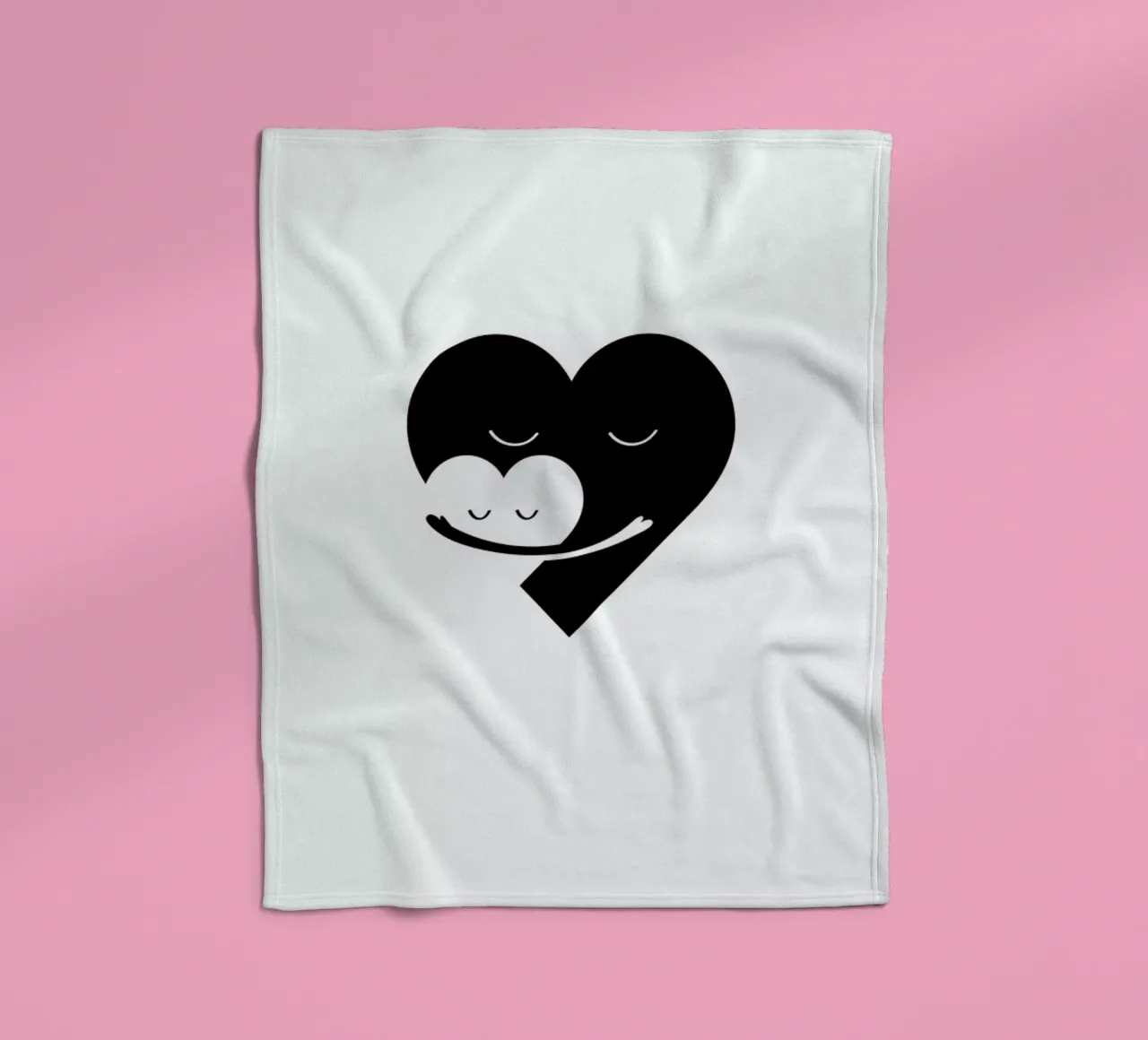 Heart Hug coperta in pile da Doozal