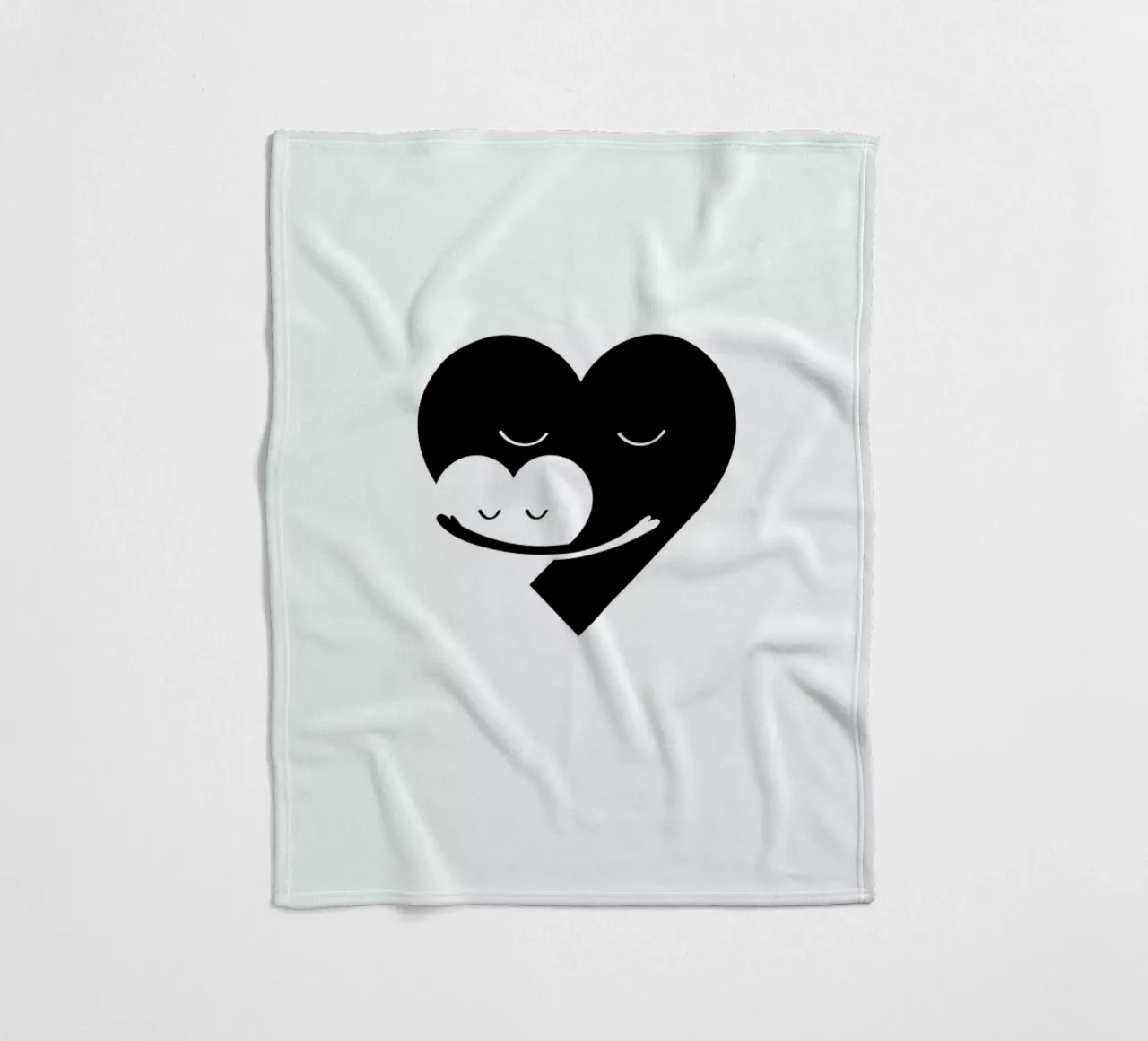 Heart Hug coperta in pile da Doozal