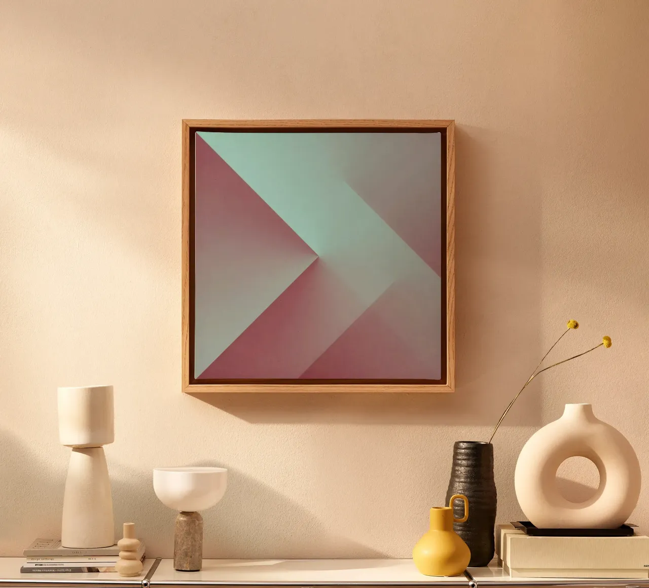 Modern Geometry VI canvas by Metron