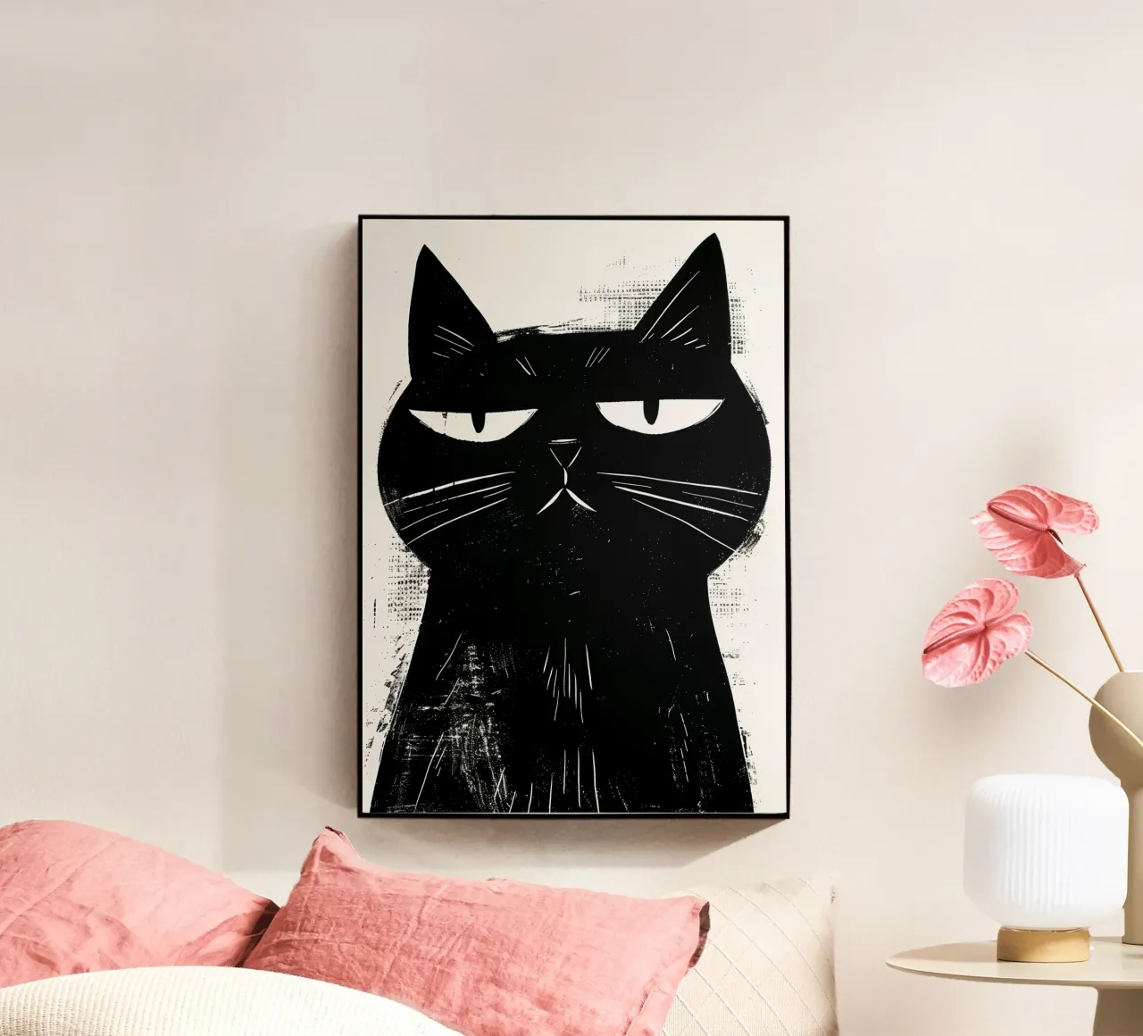 Gatto nero plexiglass da Justyna Jaszke JBJart