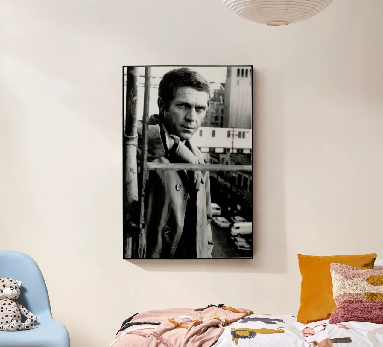 Steve McQueen in Bullitt, 1968 plexiglass da Gallery Print and Art Limited